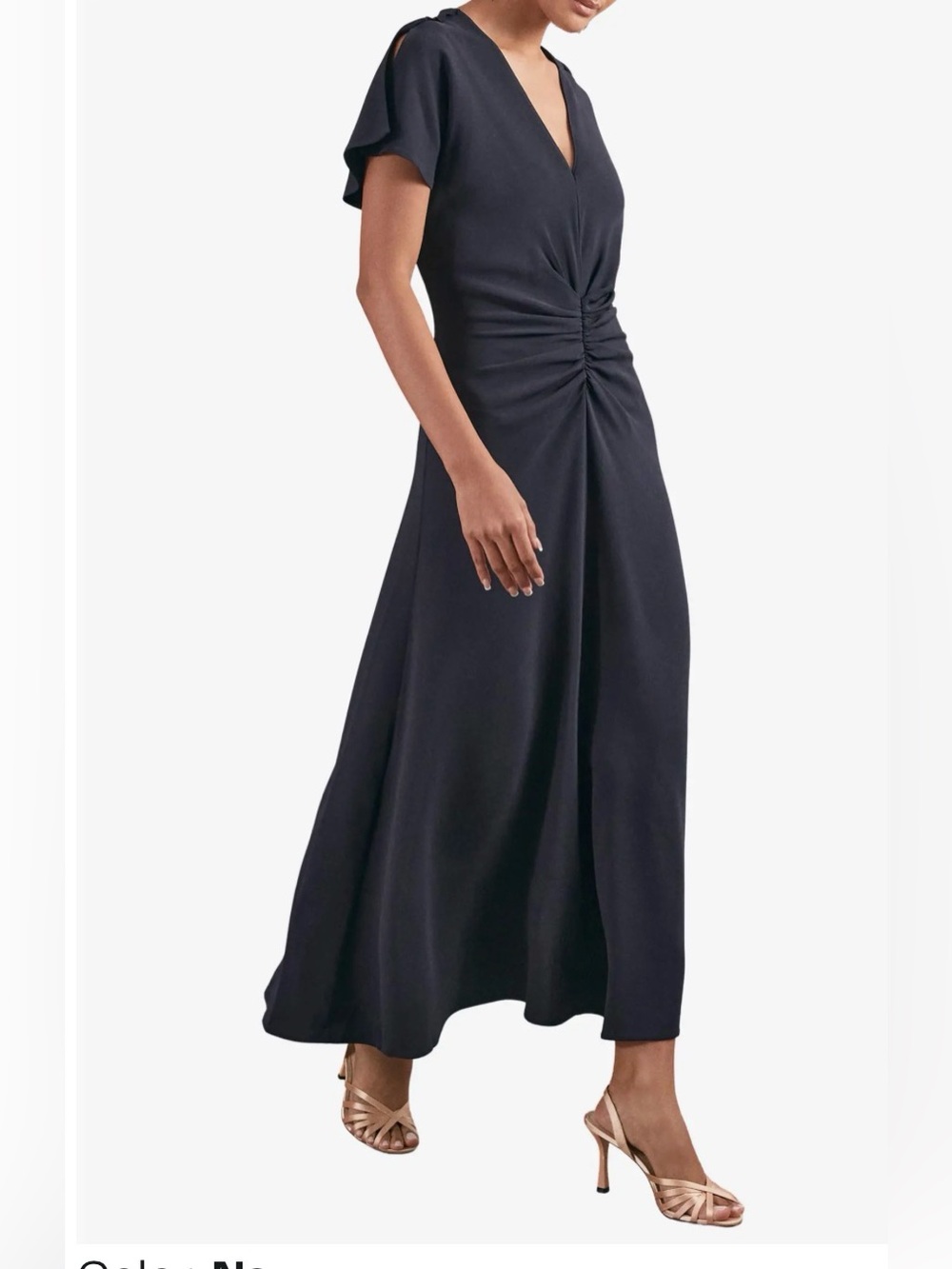 Reiss  Rowe Dolman Sleeve Jersey Midi Dress